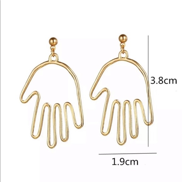 Hand earrings gold 3 for $30 - Picture 5 of 5